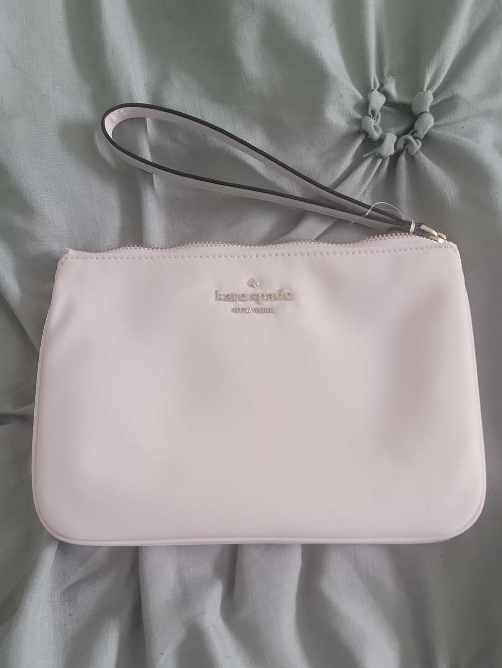 Kate Spade Chelsea Nylon Medium Wristlet Pouch WLR00614 Lilac Moon NWOT